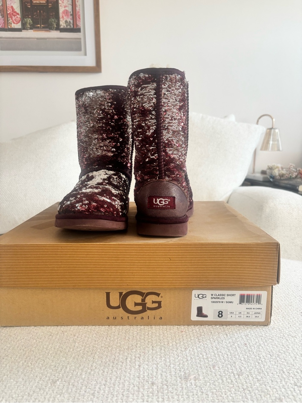 UGGs with Red Sequins